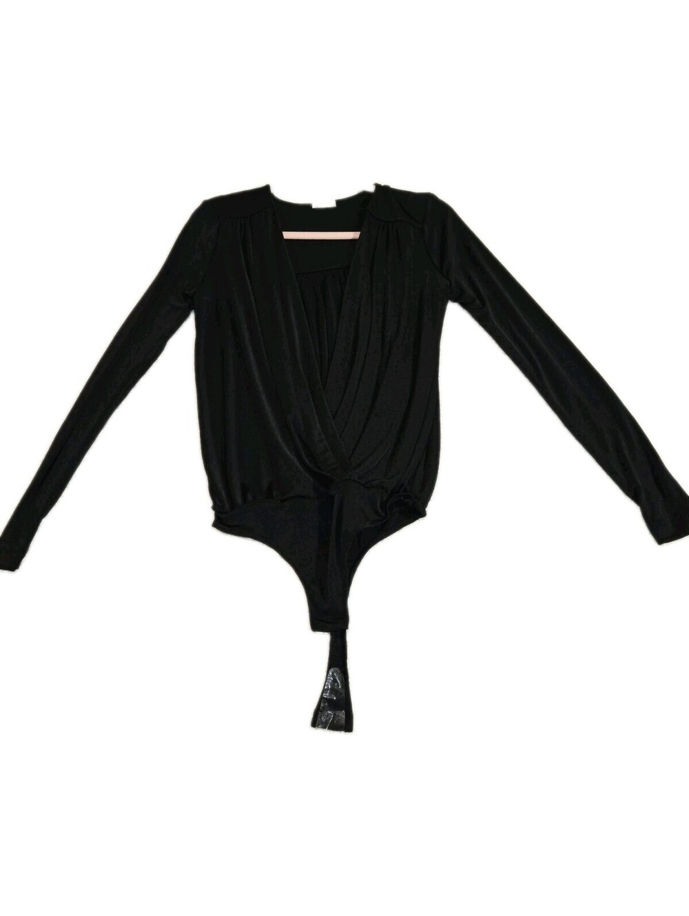 intimately free people turnt bodysuit Crossover Black Modal Blend Sz S EUC
